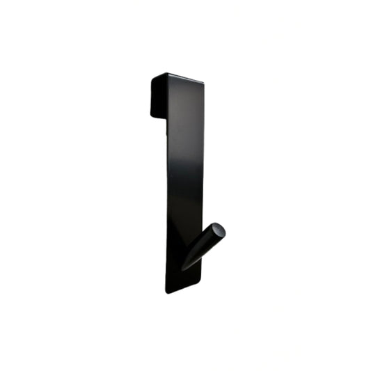 SteelDesign Hamburg Wandhaken_schwarz_lang Seitlich