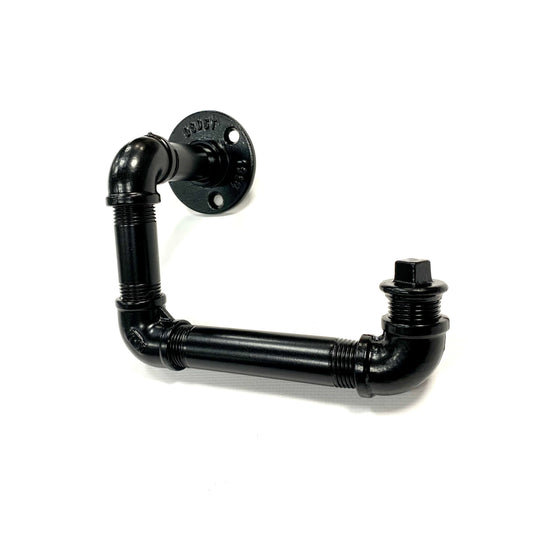 SteelDesign Hamburg Toilettenrollen Halter WC Rollenhalter FLUSH Industrial Rohrdesign